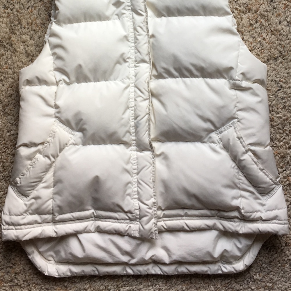 J. Crew Faux Fur Hood Trimmed Down Vest - Picture 7 of 8